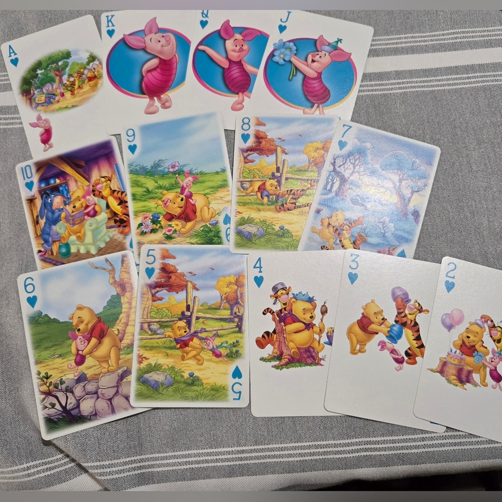 Disney's Winnie the Pooh playing cards, featuring The Tigger Edition - Picture 8 of 12